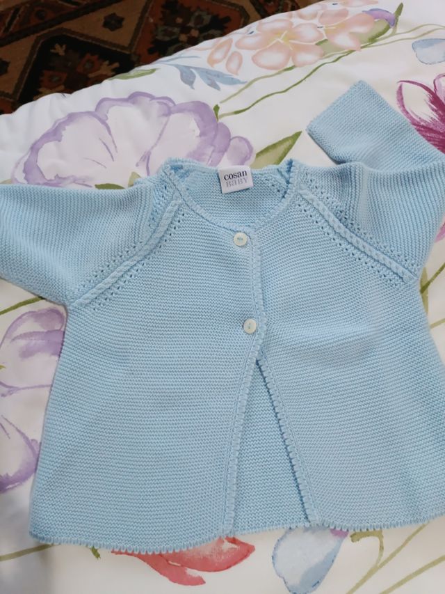 Conjunto bebé Juliana: vestido, ranita y chaqueta