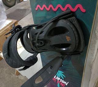 Tabla snowboard + fijaciones