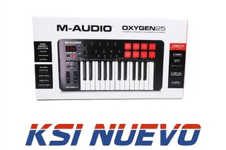 TECLADO CONTROLADOR MIDI M-AUDIO OXYGEN 25 69144
