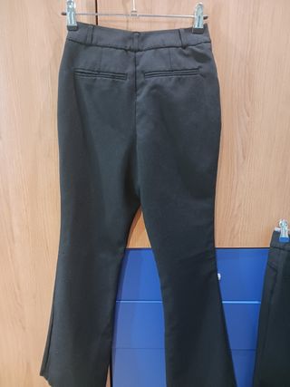 Pantalones mujer de vestir en negro 2 unidades
