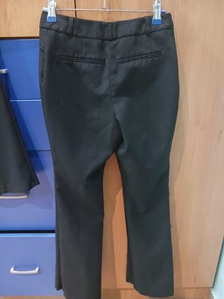 Pantalones mujer de vestir en negro 2 unidades
