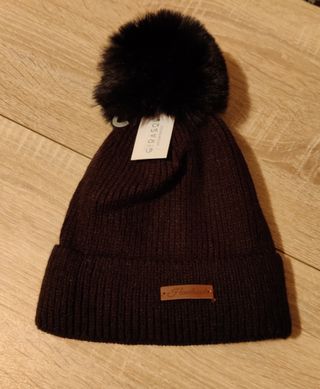 Gorro negro forrado Girasol 