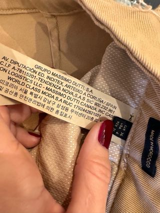 Pantalon campana Massimo Dutti