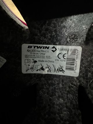 Casco bicicleta niña