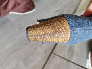 Botines piel natural 38.