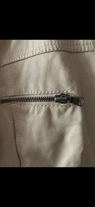 Chaqueta cuero Zara