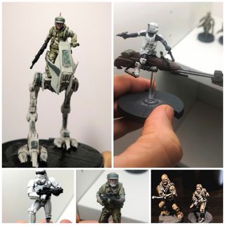 Star wars pintado miniaturas