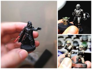 Star wars pintado miniaturas