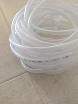 Tubería transparente
