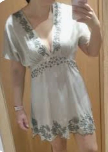 Espectacular vestido Zara abalorios