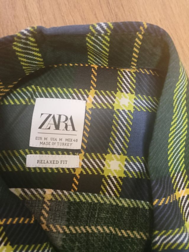 Camisa manga corta Zara