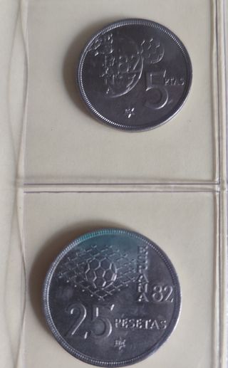 Monedas Mundial España 82