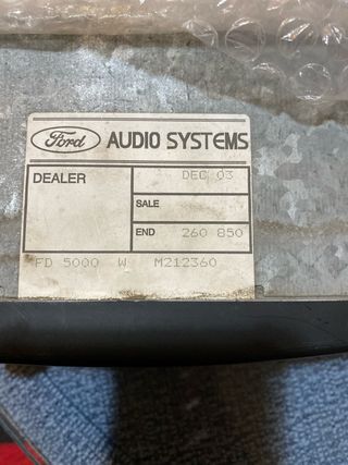 radio caset de coche ford