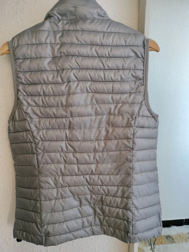 Chaleco gris mujer