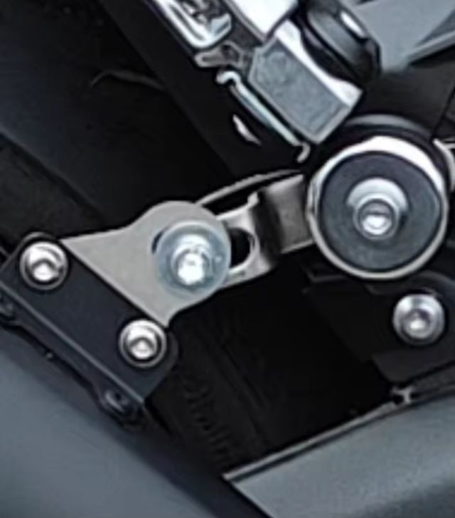 Soporte escape para moto