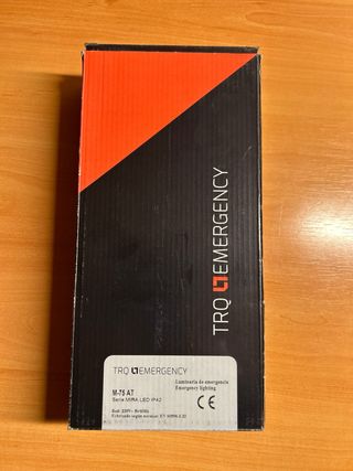 Emergencia Led Mira de Trq de 75Lm con autotest.