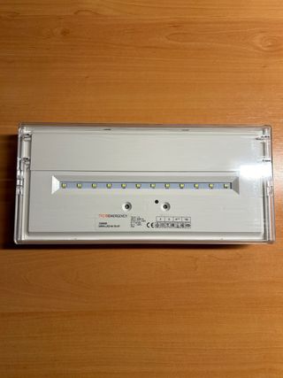 Emergencia Led Mira de Trq de 75Lm con autotest.