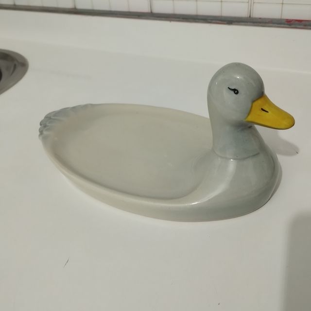 Bandeja cerámica pato jabonera