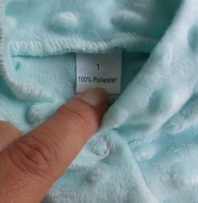 Babygrow Verde Água 1 mês