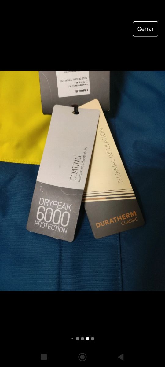 Chaqueta ski Hannah talla 152 nueva