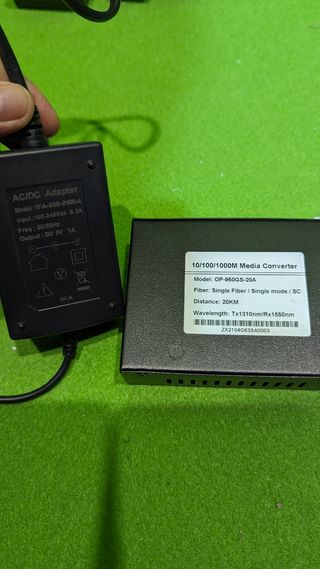 Elfcam PoE Convertidor de Medios Gigabit