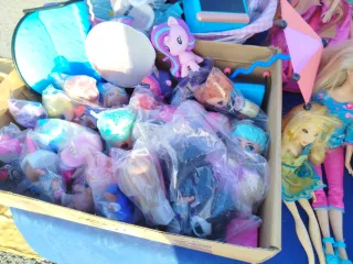 Puesto de muñecas del rastro de jerez