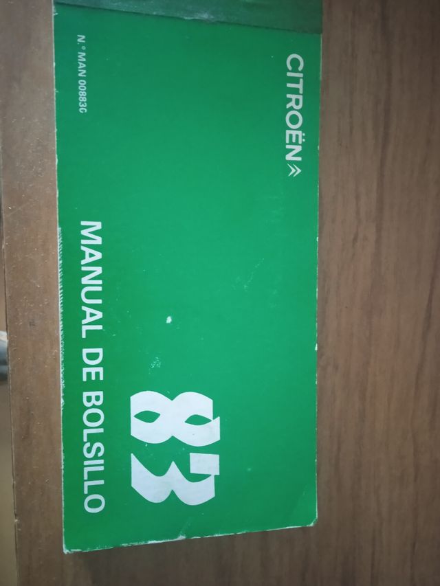 Libro de bolsillo Citroën cx