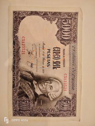 Billetes de pesetas