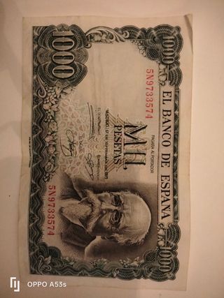 Billetes de pesetas