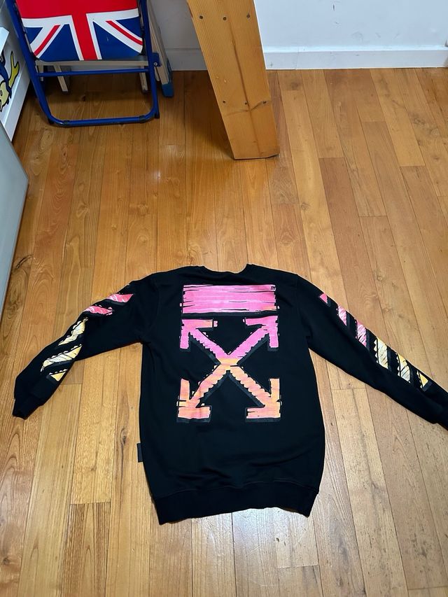 felpa off white tg m