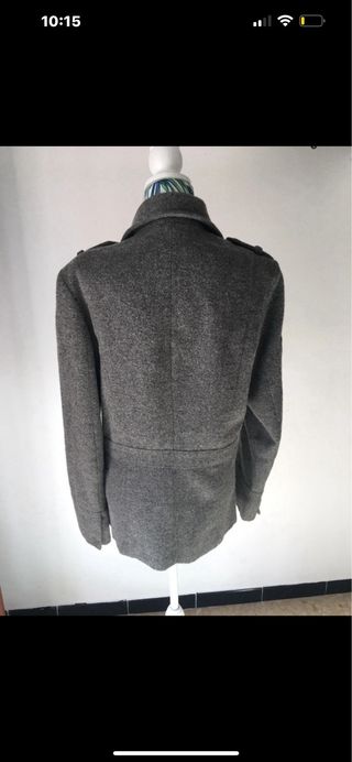 chaqueta gris zara man 