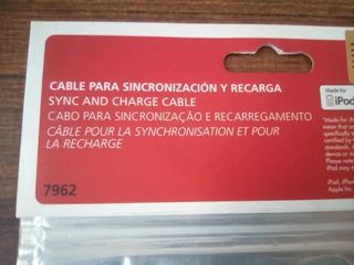 Cable sincronización y recarga Ipad/ iphone/ ipad