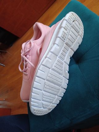 Zapatillas deporte rosas talla 40