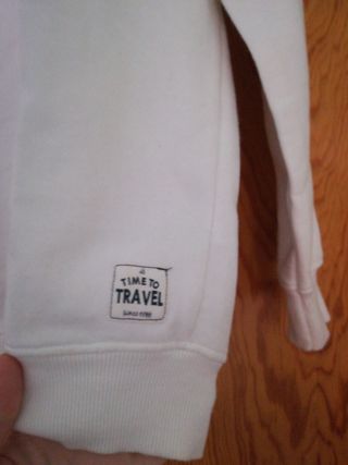 Sudadera blanca niño