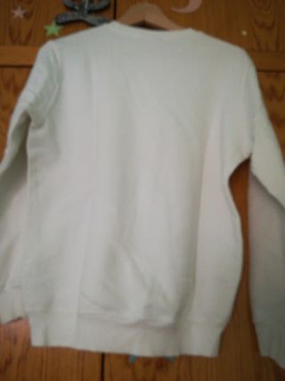 Sudadera blanca niño