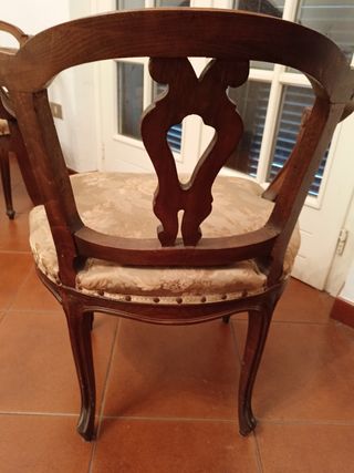 Coppia di sedie vintage da camera