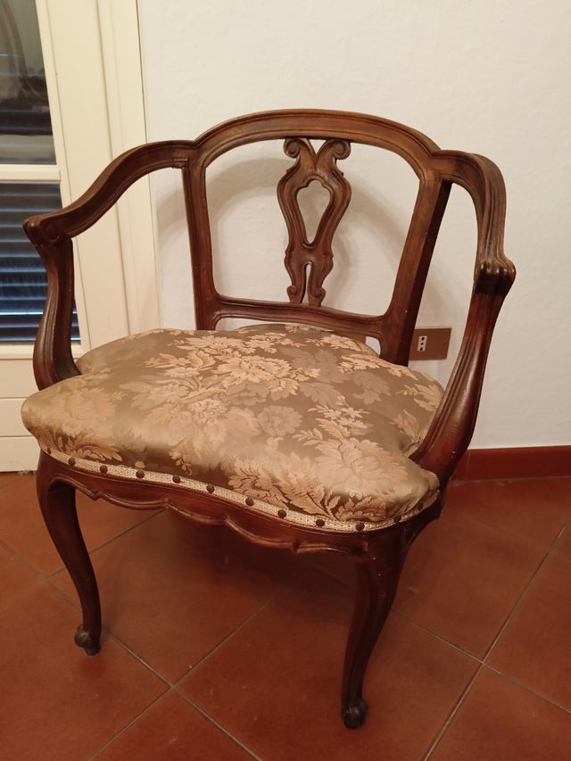 Coppia di sedie vintage da camera