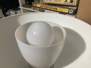 lampara salon blanca