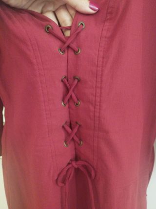 Vestido rojo Zara Basic