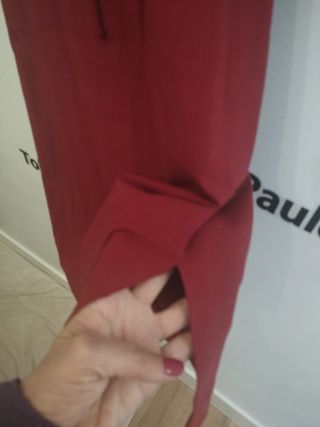 Vestido rojo Zara Basic