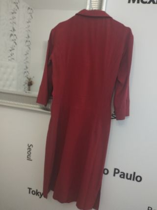 Vestido rojo Zara Basic