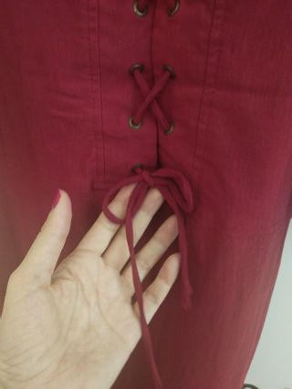 Vestido rojo Zara Basic