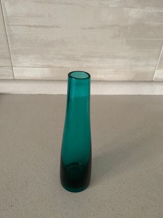 Jarron de cristal de 19 cm.