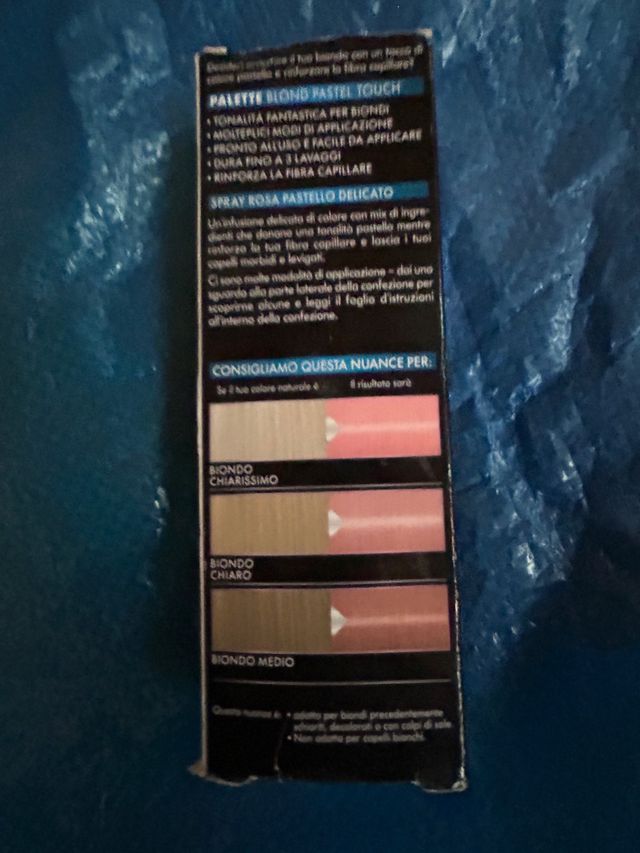schwarzkopf palette  P1 SPRAY ROSA PASTELLO