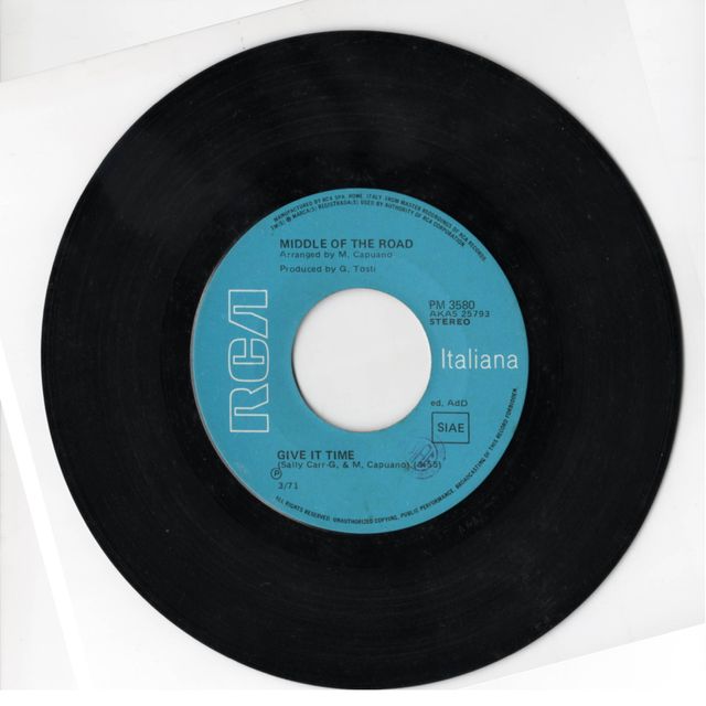 Vinile 45 Middle of the Road Give It time