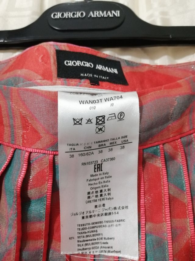 Gonna in seta alta moda GIORGIO ARMANI