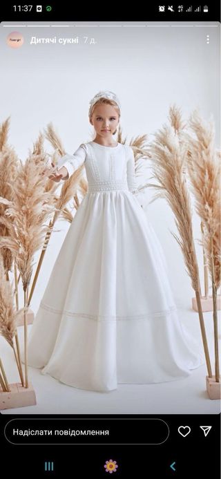 vestido de comunión