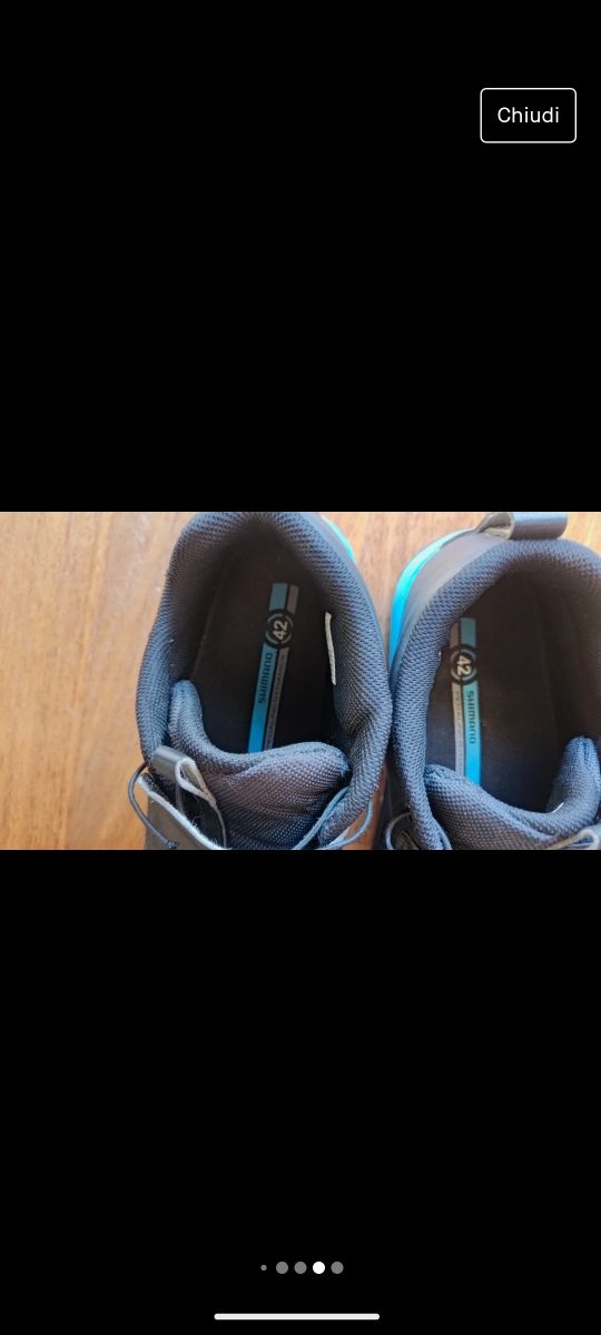 Scarpe flat  MTB uomo Shimano GR9 Tg 42