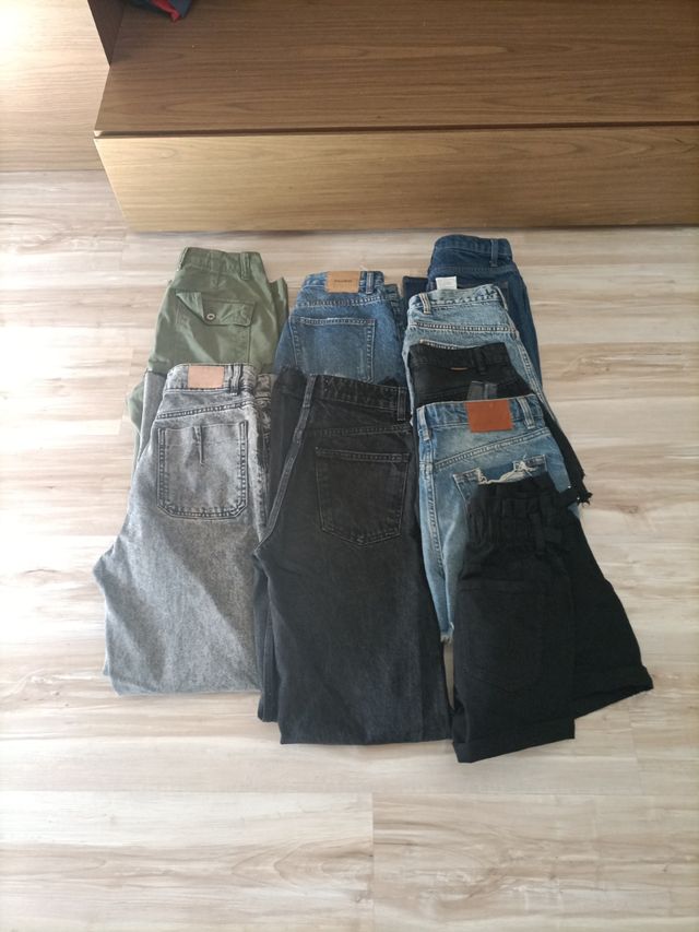 Lote de 9 pantalones talla 36