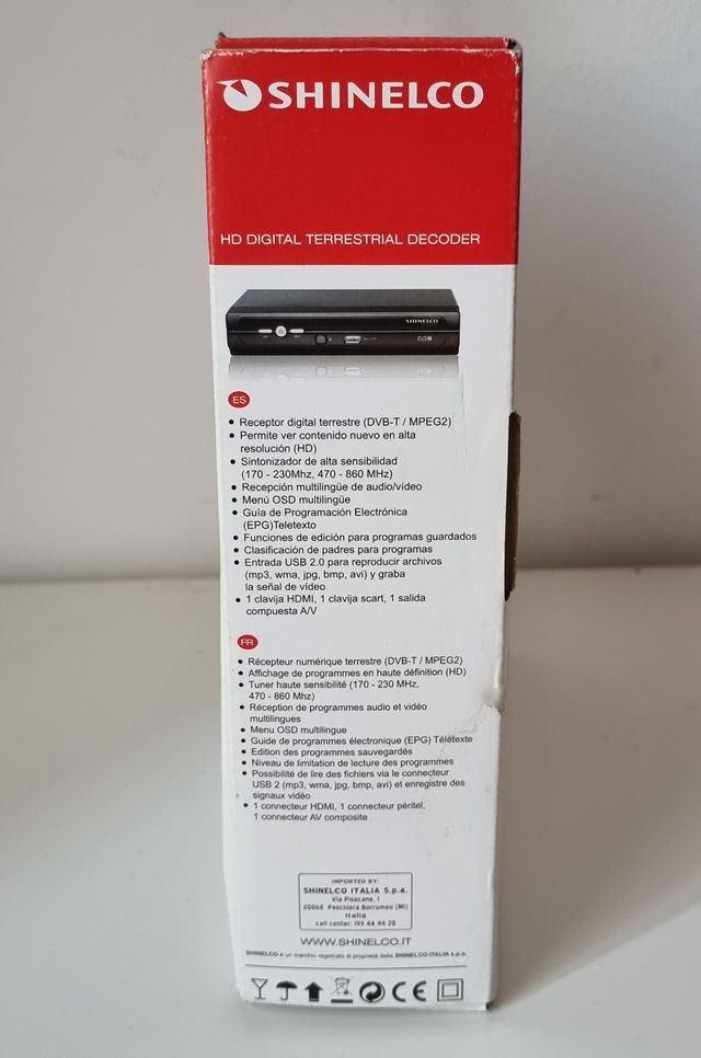 Decoder Digitale Terrestre Shinelco HD DT38HD